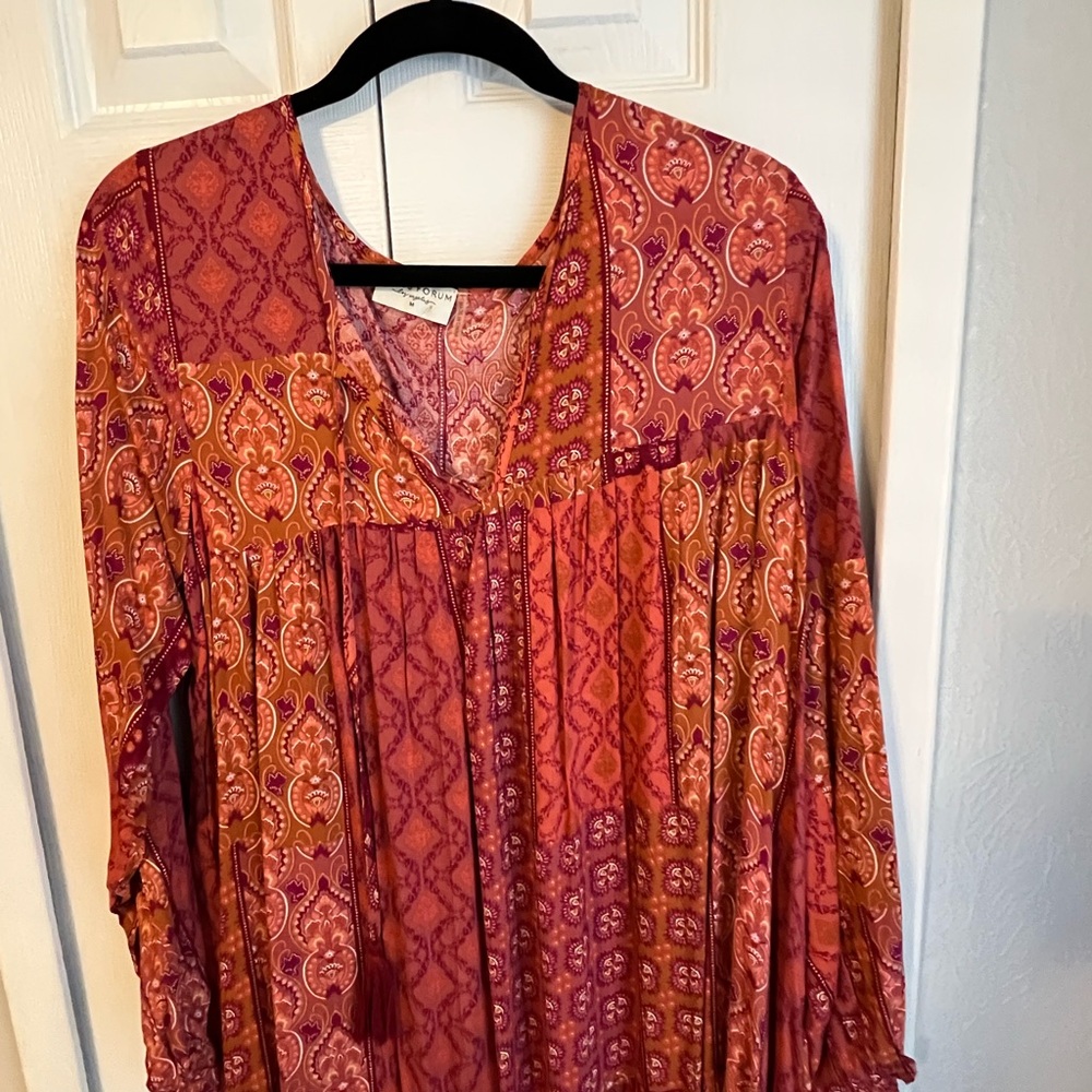 Shiloh Boho Patchwork Maxi Dress - image 4